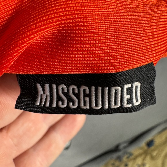 Playboy Missguided Track Top Women's 8 Cropped Polyester Blend Spellout New! - Picture 8 of 16